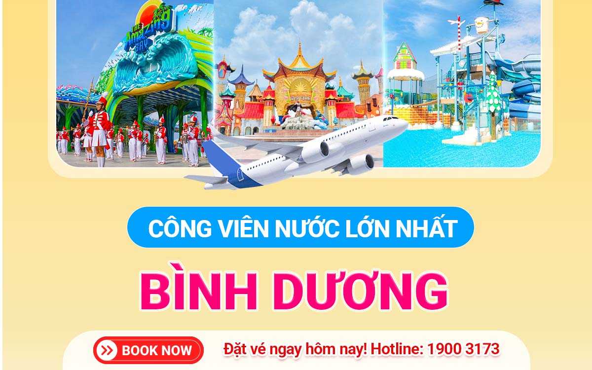 công viên nước lớn nhất Bình Dương