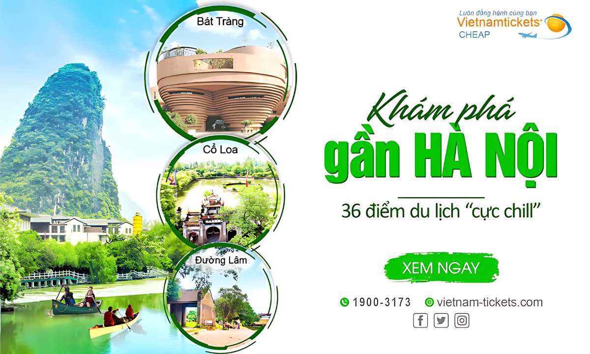 địa điểm du lịch gần Hà Nội