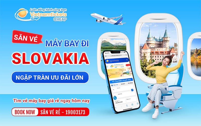 vé máy bay đi Slovakia