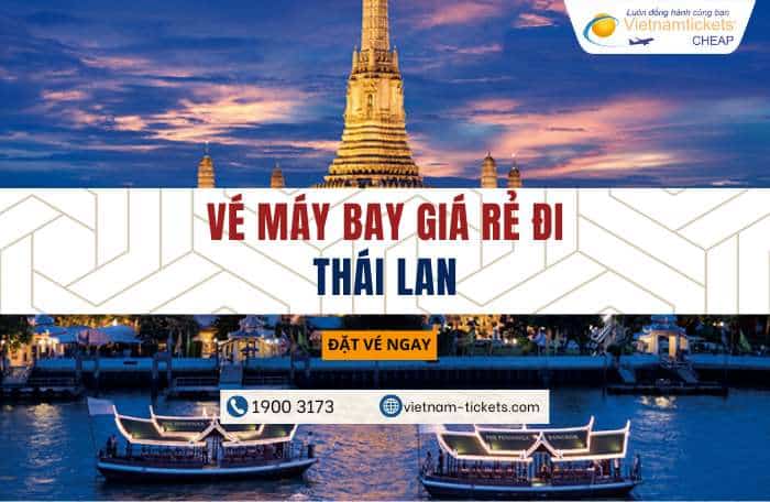 vé máy bay đi Thái Lan giá rẻ