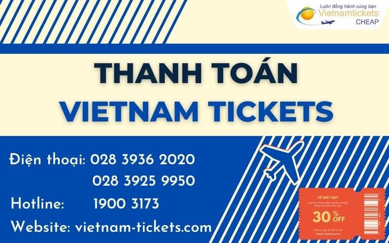 thanh toán tại Vietnam Tickets