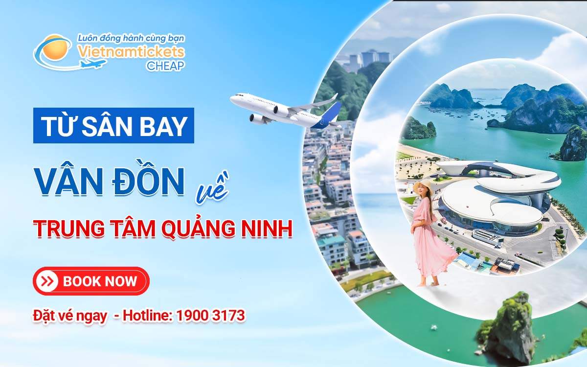 sân bay Vân Đồn về trung tâm tỉnh Quảng Ninh