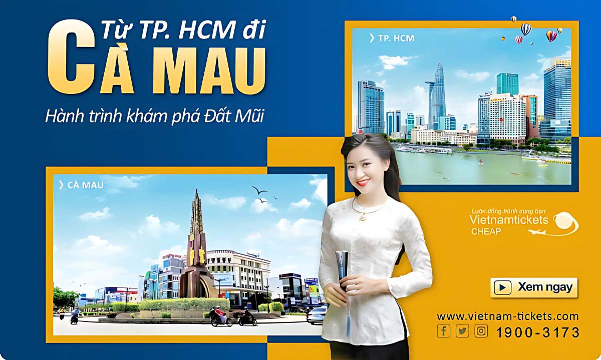 từ TPHCM đi Cà Mau bao nhiêu km