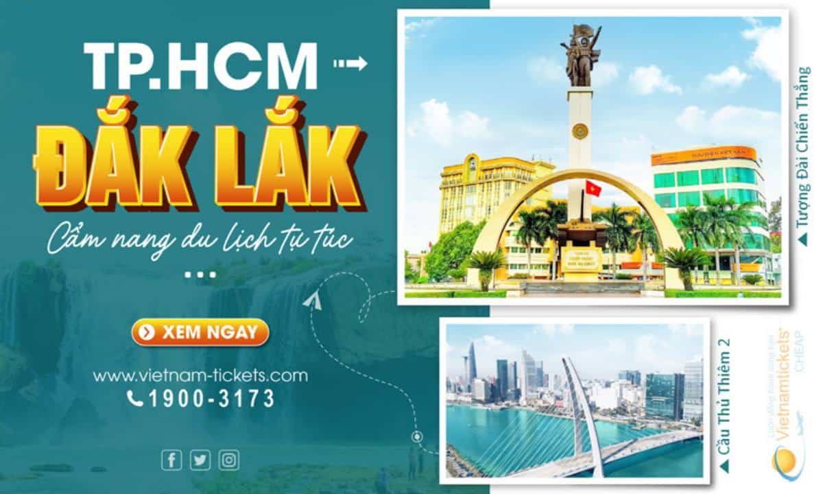 Khoảng cách từ TPHCM đi Đắk Lắk