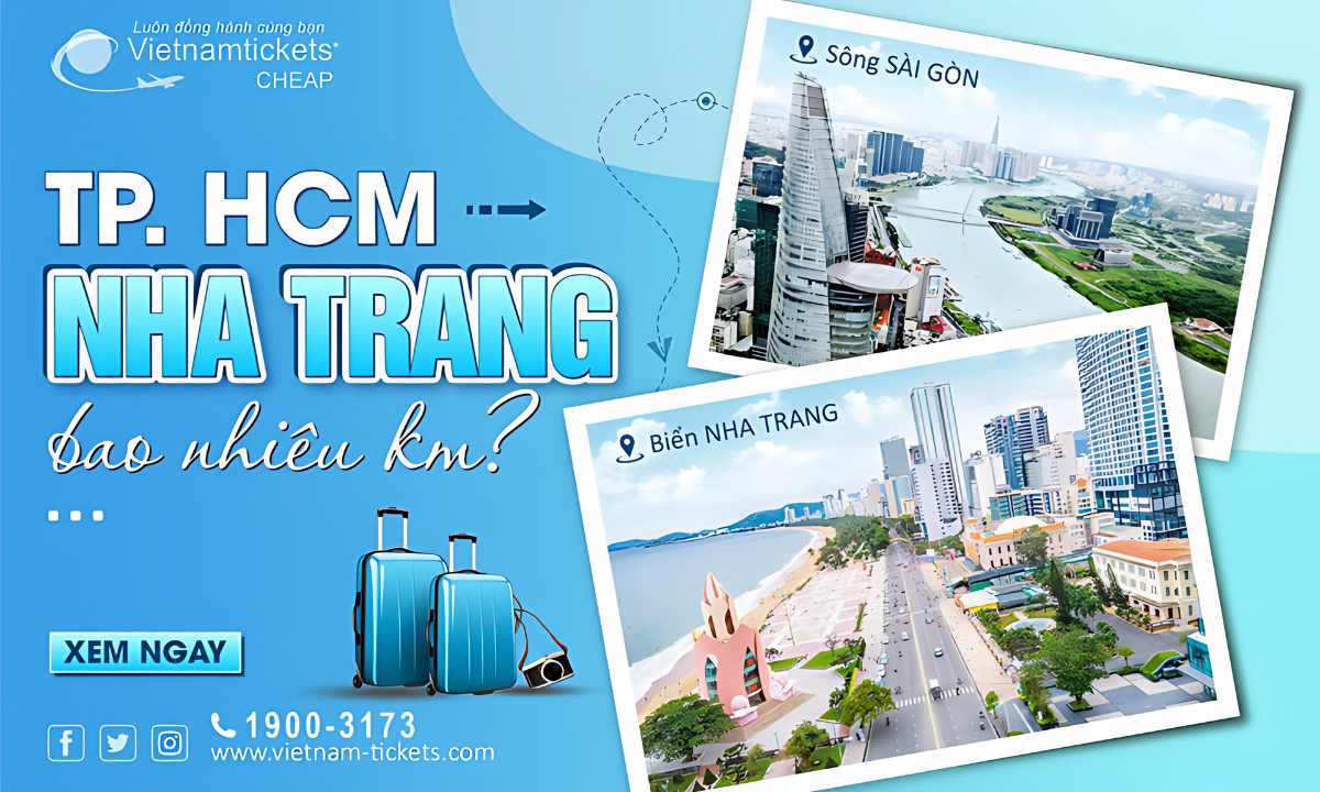 từ TPHCM đi Nha Trang bao nhiêu k