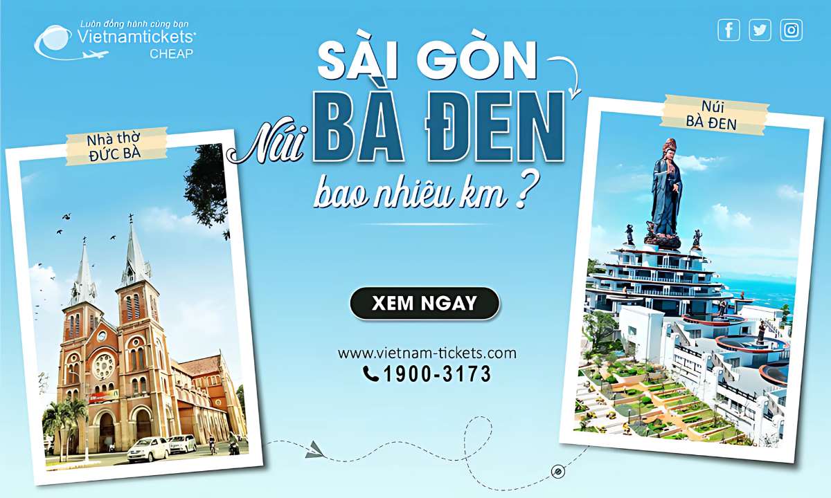 từ TPHCM đi núi Bà Đen bao nhiêu km