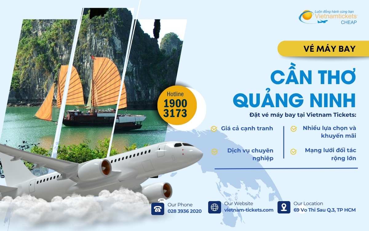 Vé máy bay Cần Thơ Quảng Ninh