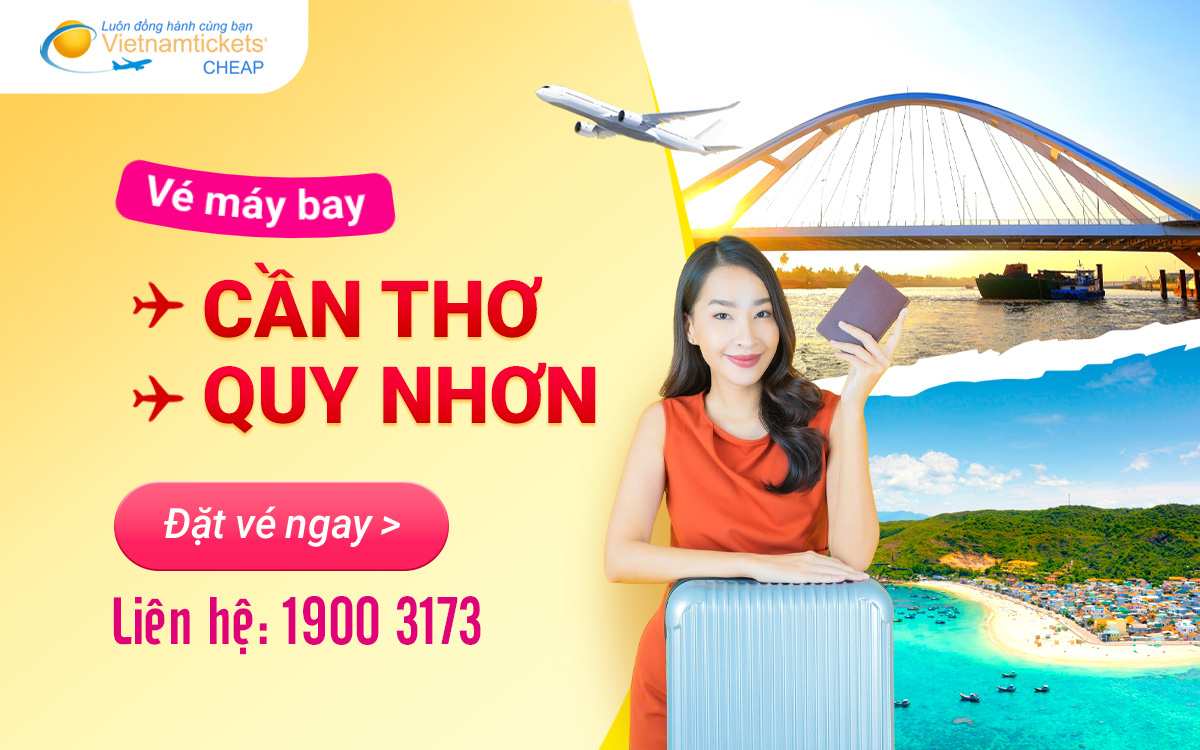 vé máy bay Cần Thơ Quy Nhơn