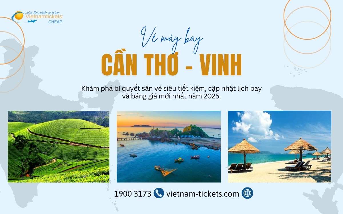 Vé Máy Bay Cần Thơ Vinh
