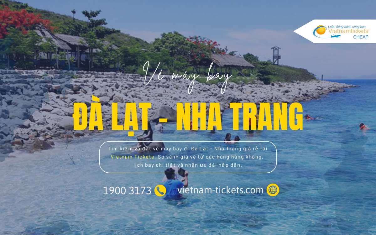 Vé máy bay Đà Lạt Nha Trang