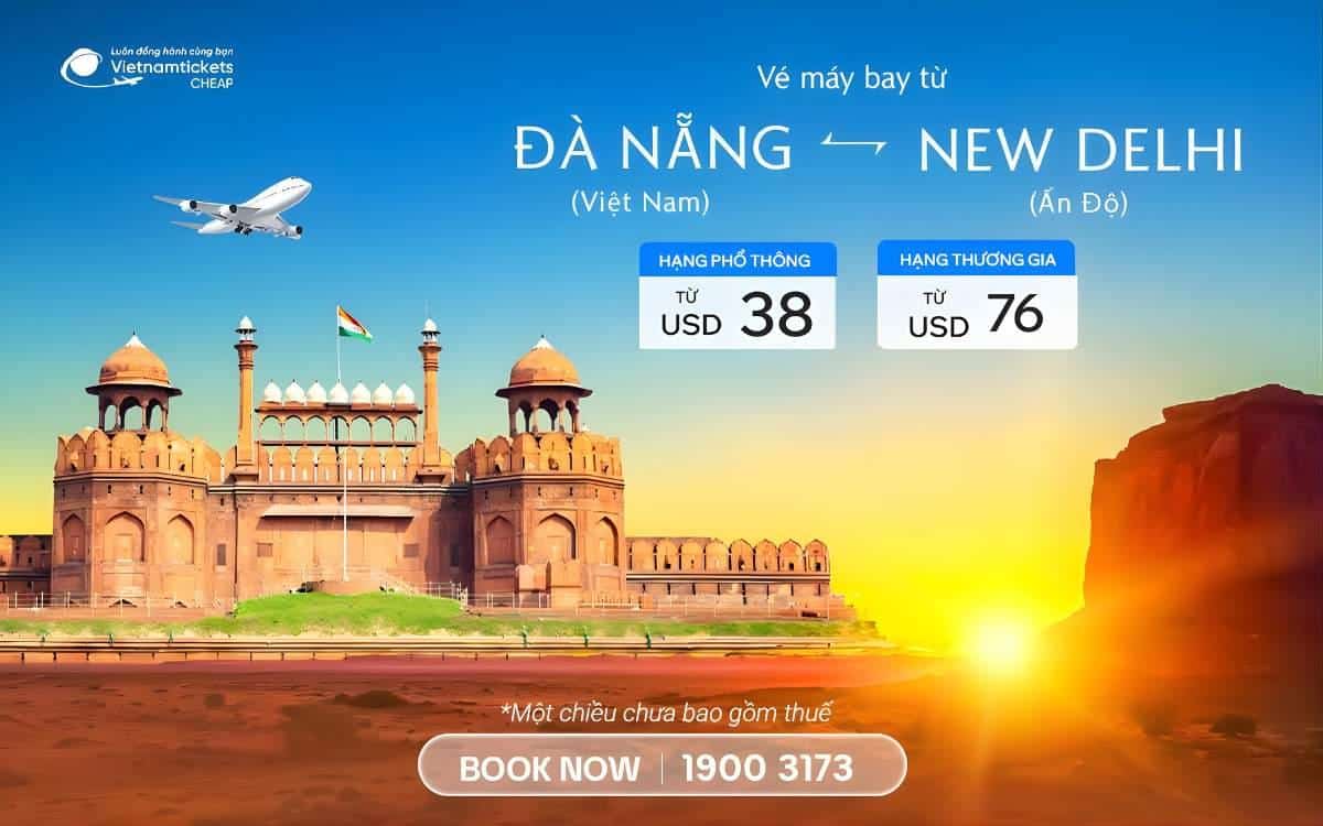 ve may bay da nang di new delhi 1
