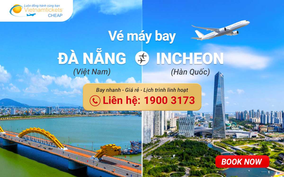 ve-may-bay-da-nang-incheo