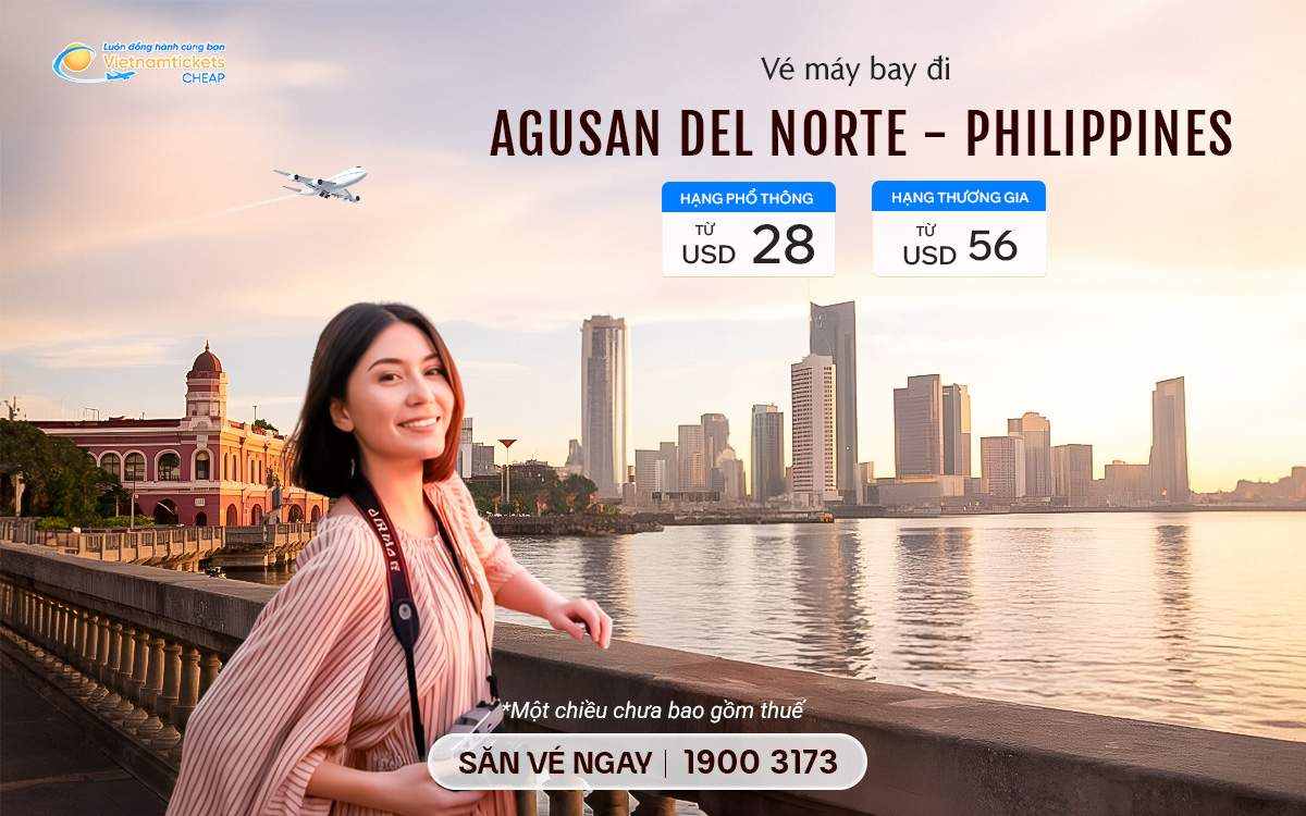 ve may bay di agusan del norte