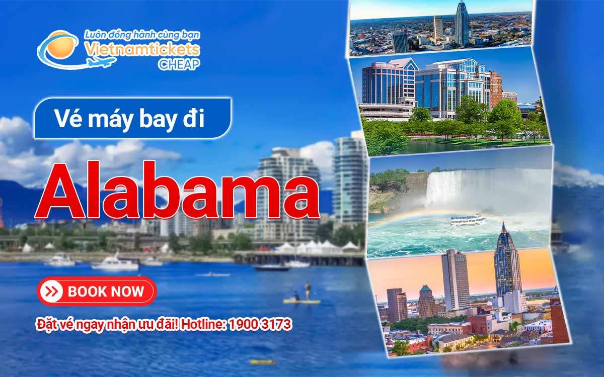 vé máy bay đi Alabama