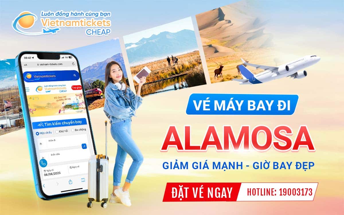 Vé máy bay đi Alamosa