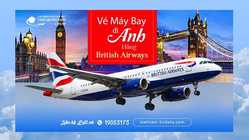 Vé máy bay đi Anh hãng British Airways