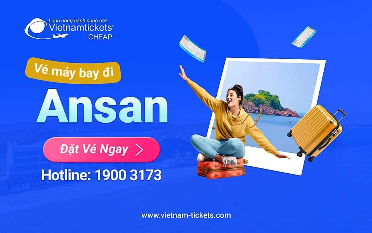 Vé máy bay đi Ansan