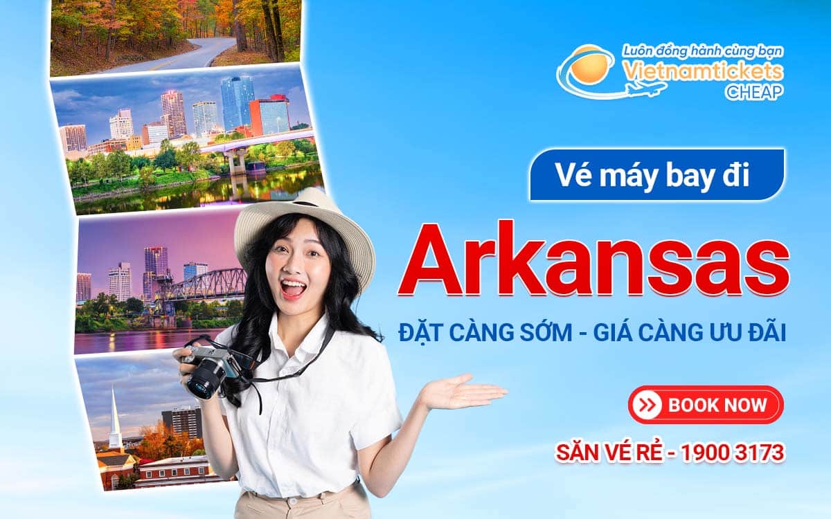 Vé máy bay đi Arkansas