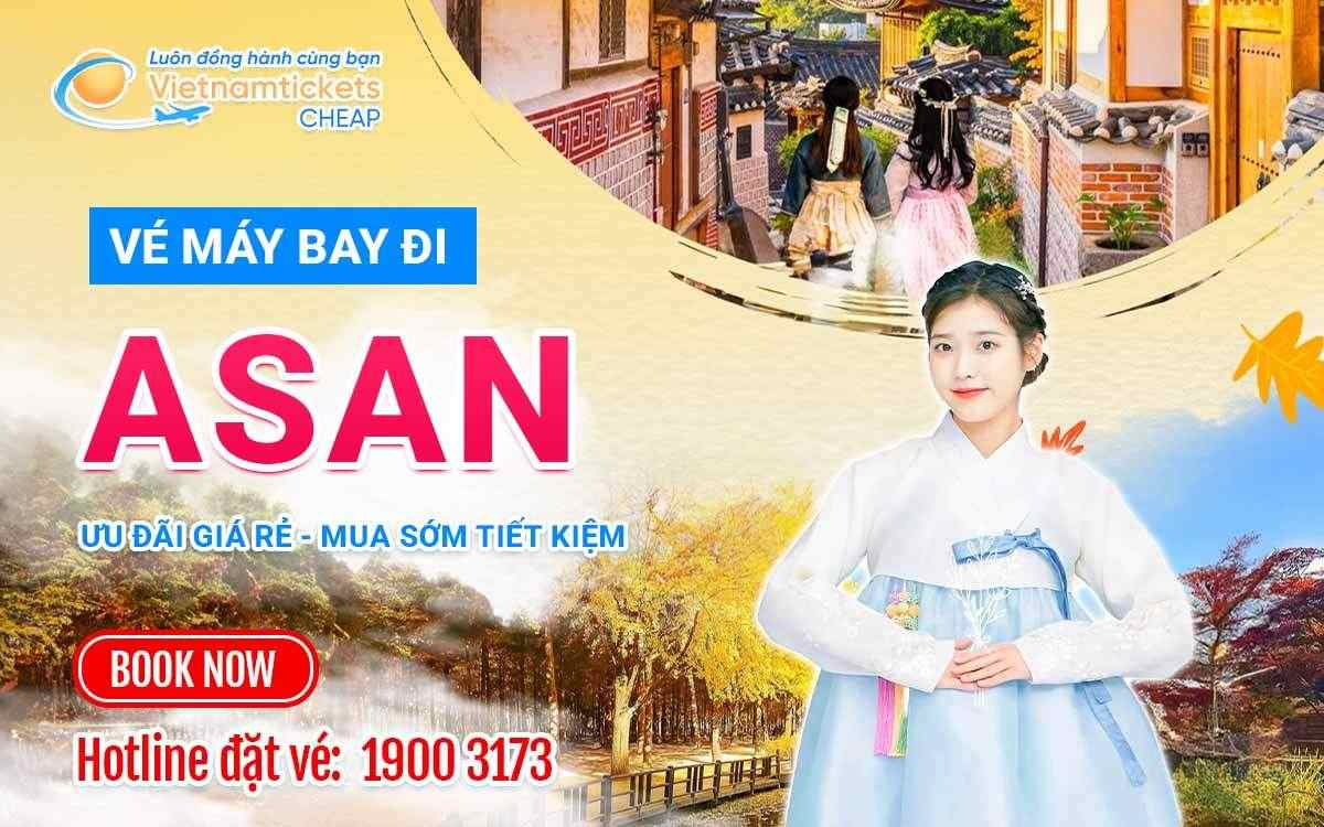 Vé máy bay đi Asan