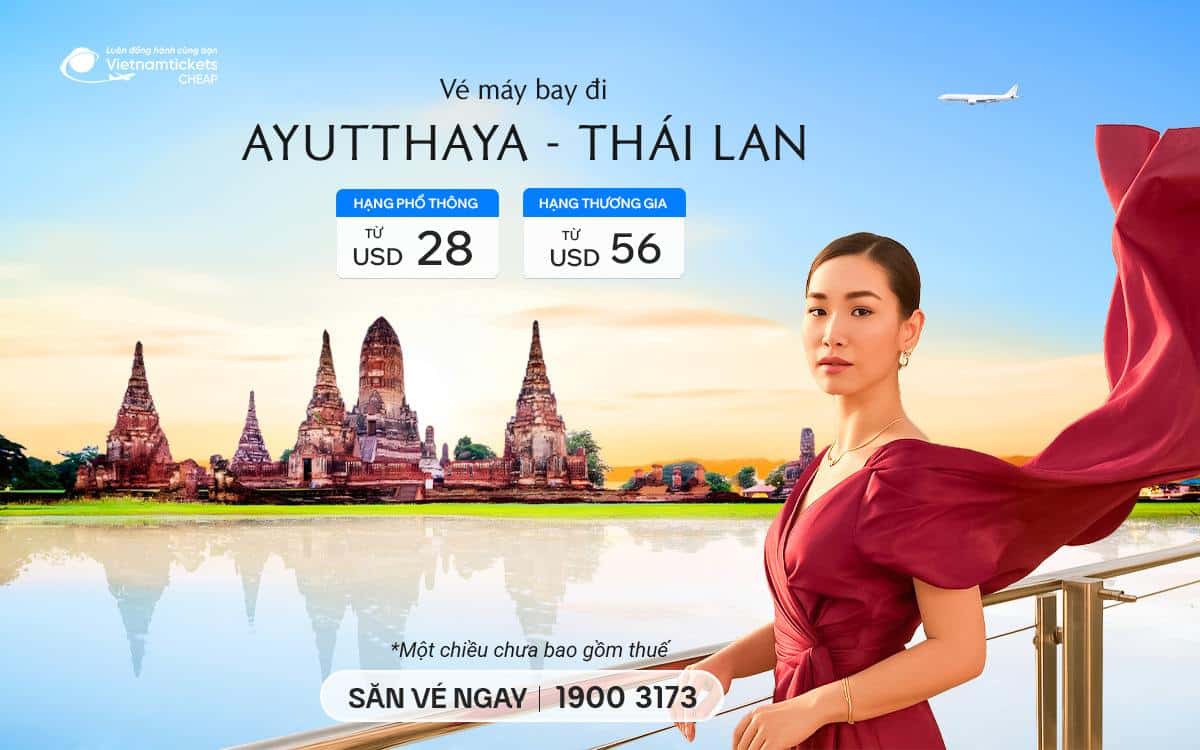 ve may bay di ayutthaya