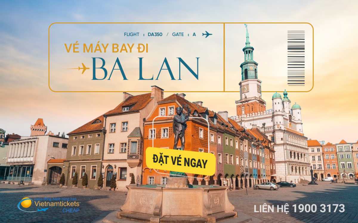 vé máy bay đi Ba Lan