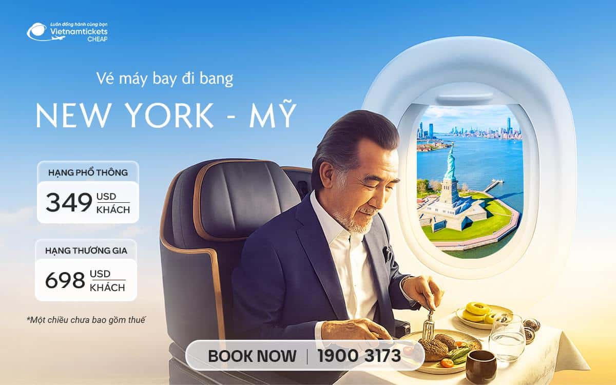 vé đi bang new york ve may bay di bang new york