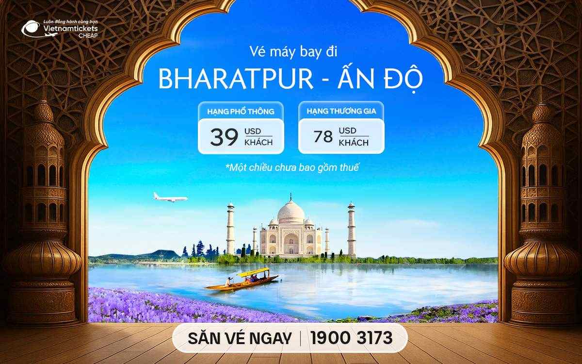 ve may bay di bharatpur