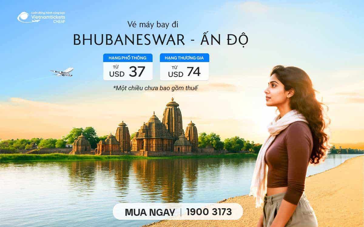 ve may bay di bhubaneswar