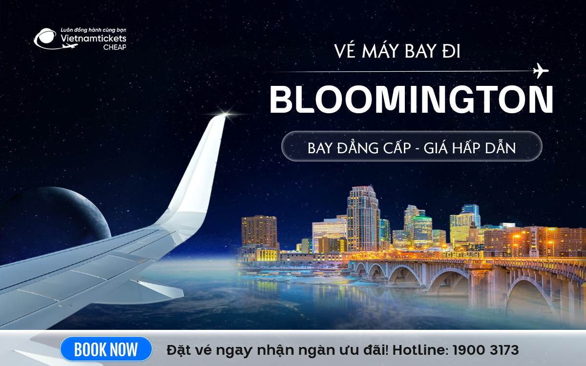 ve may bay di bloomington