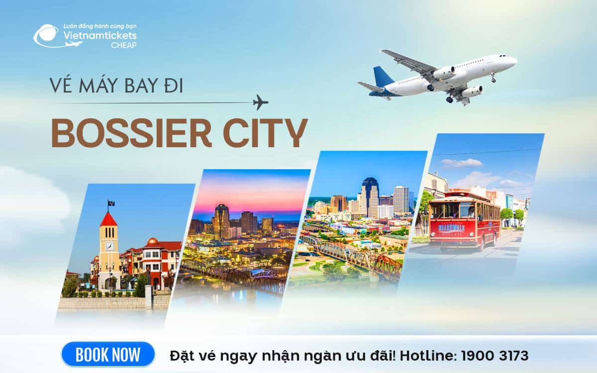 ve may bay di bossier city