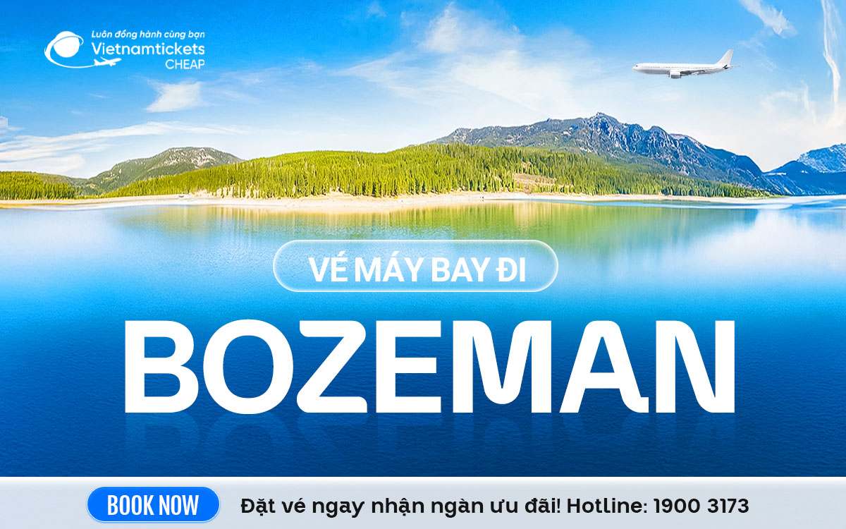 ve may bay di bozeman