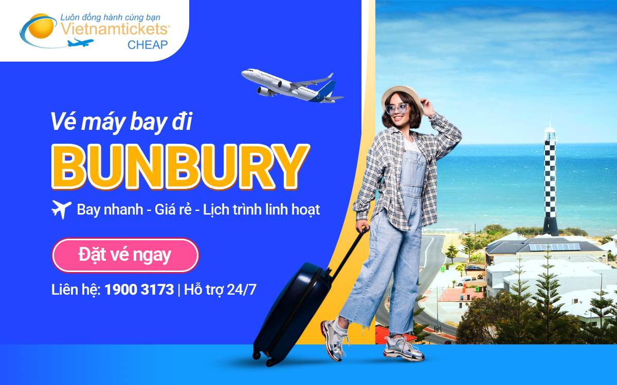 Vé máy bay đi Bunbury