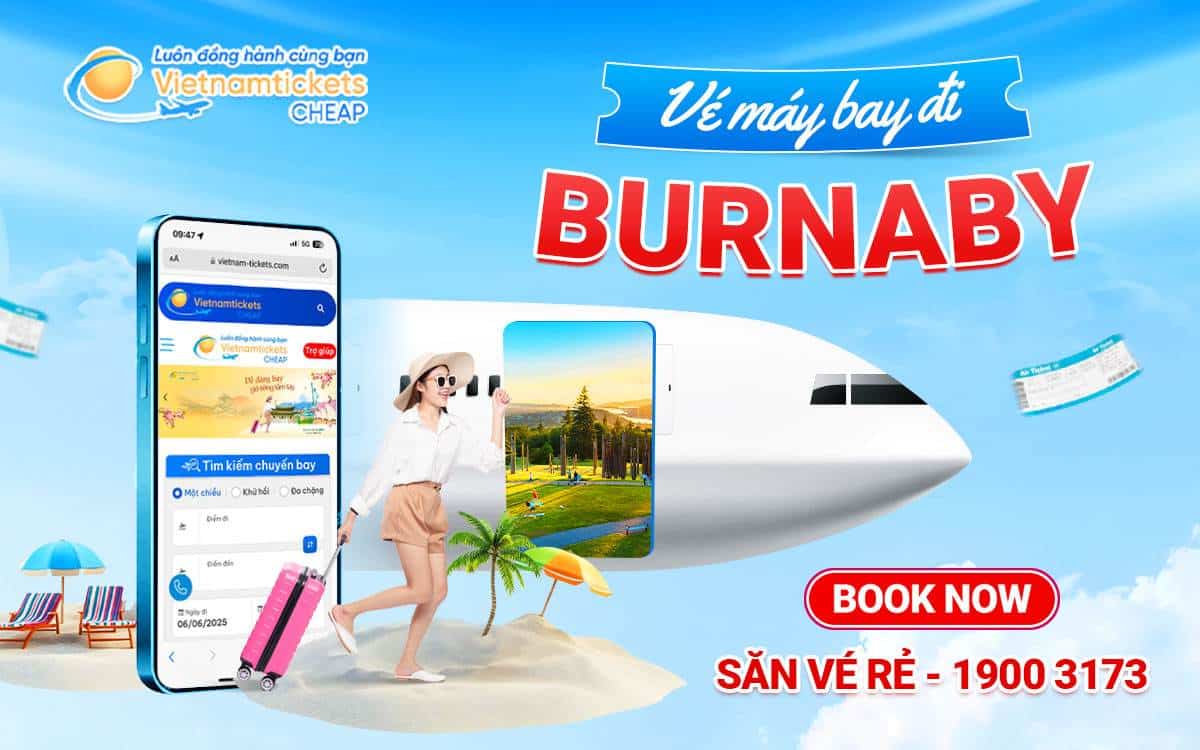 Vé máy bay đi Burnaby