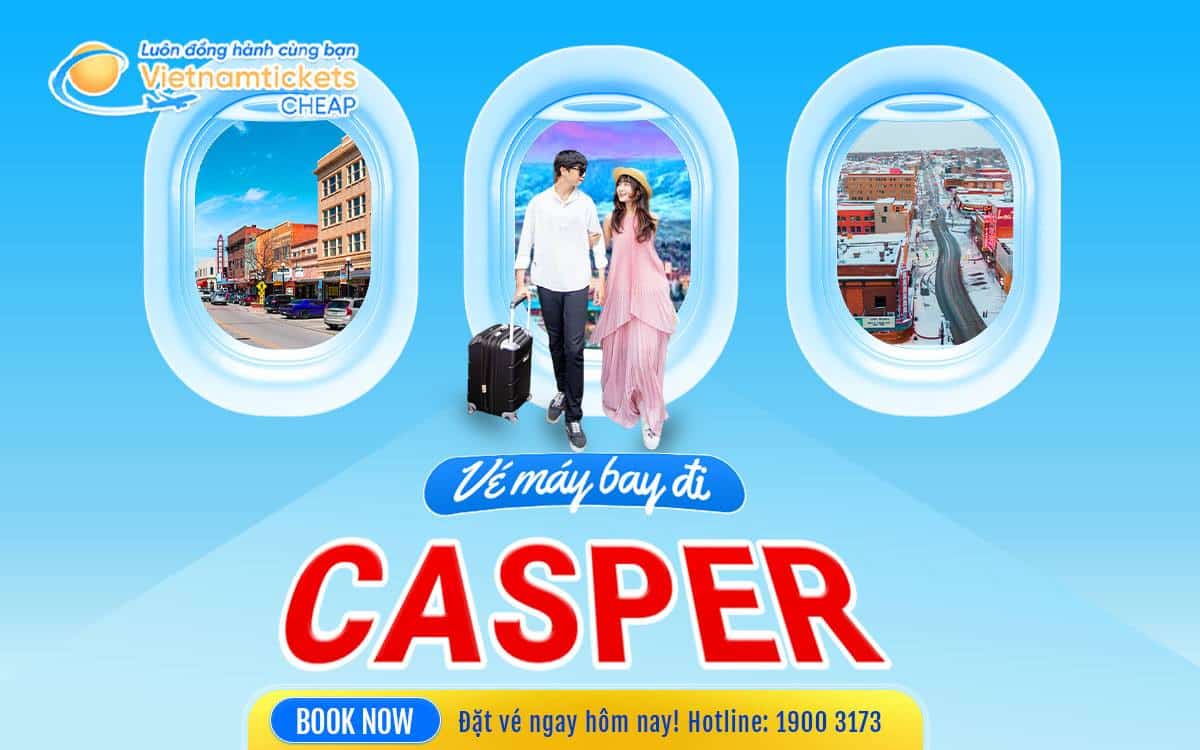 ve may bay di casper