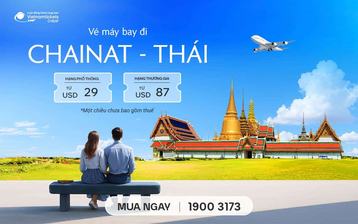 ve may bay di chainat