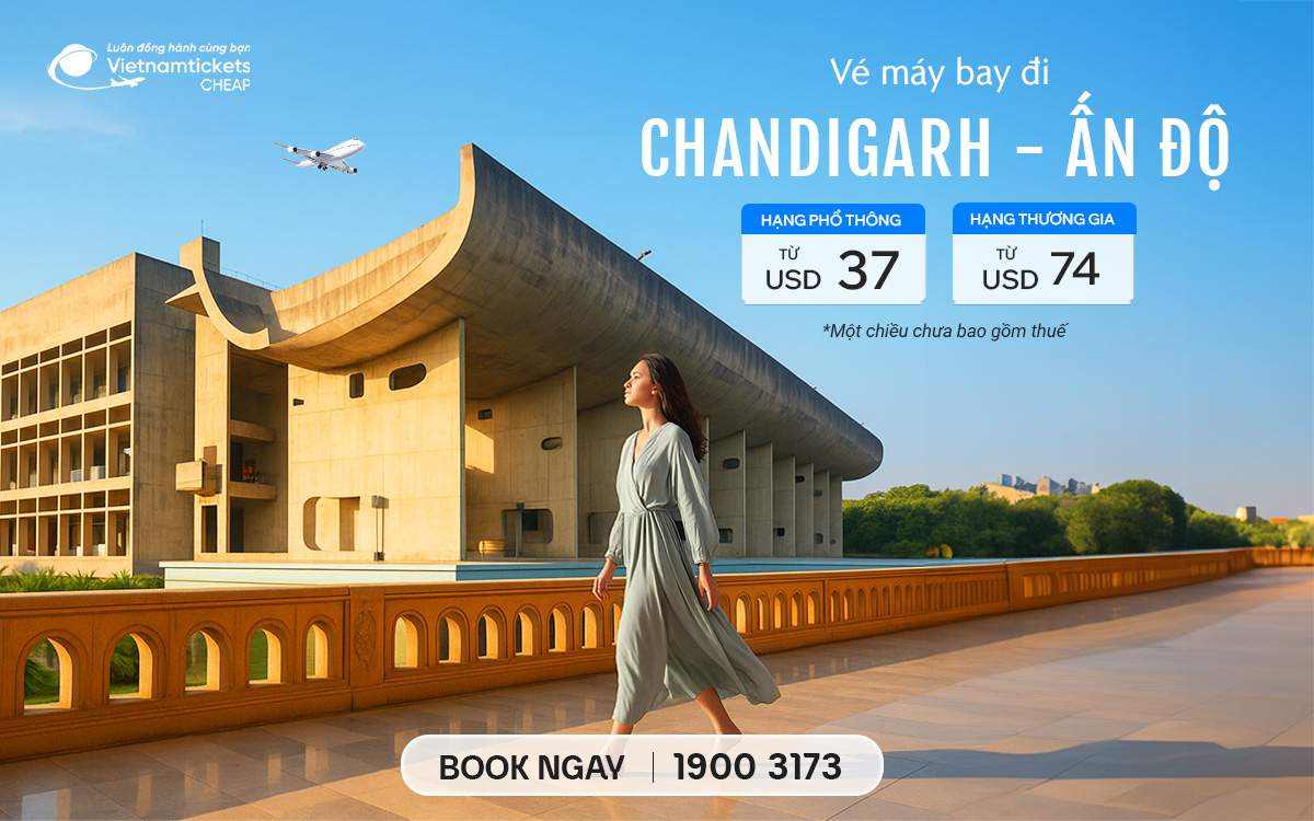 ve may bay di chandigarh
