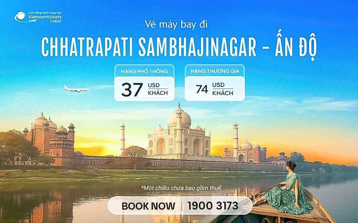 ve may bay di chhatrapati sambhajinagar