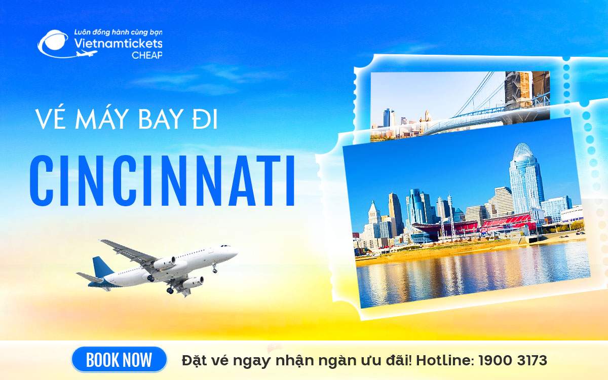 ve may bay di cincinnati