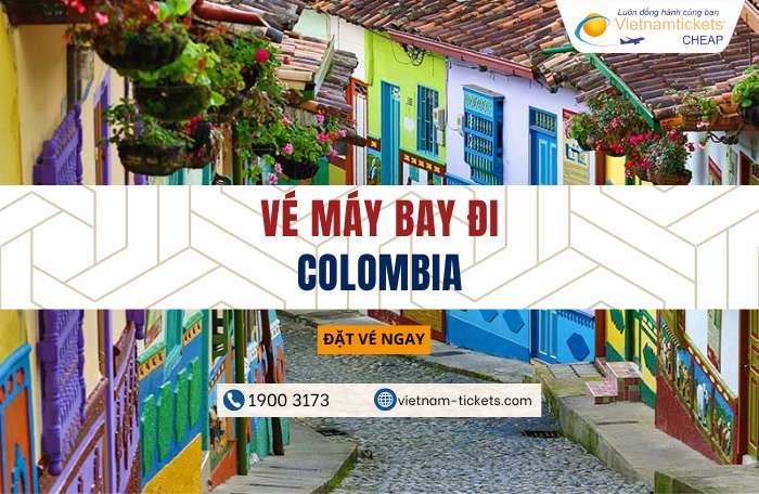 vé máy bay đi Colombia