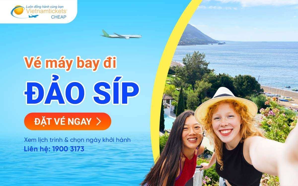 Vé máy bay đi Đảo Síp