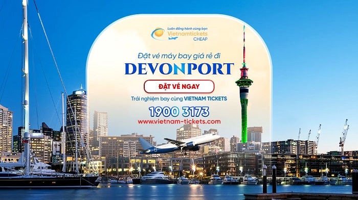 vé máy bay đi Devonport