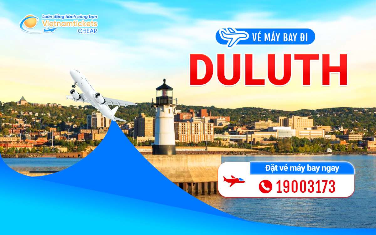 ve may bay di duluth