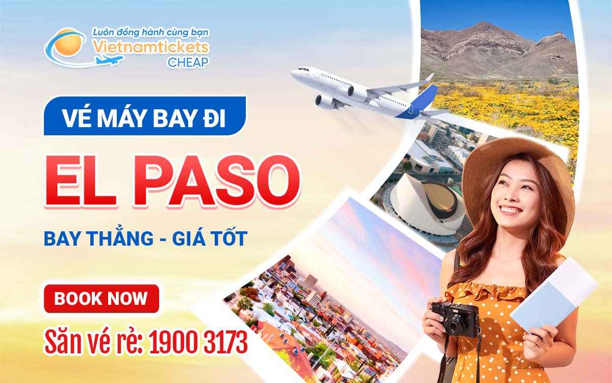 vé máy bay đi El Paso