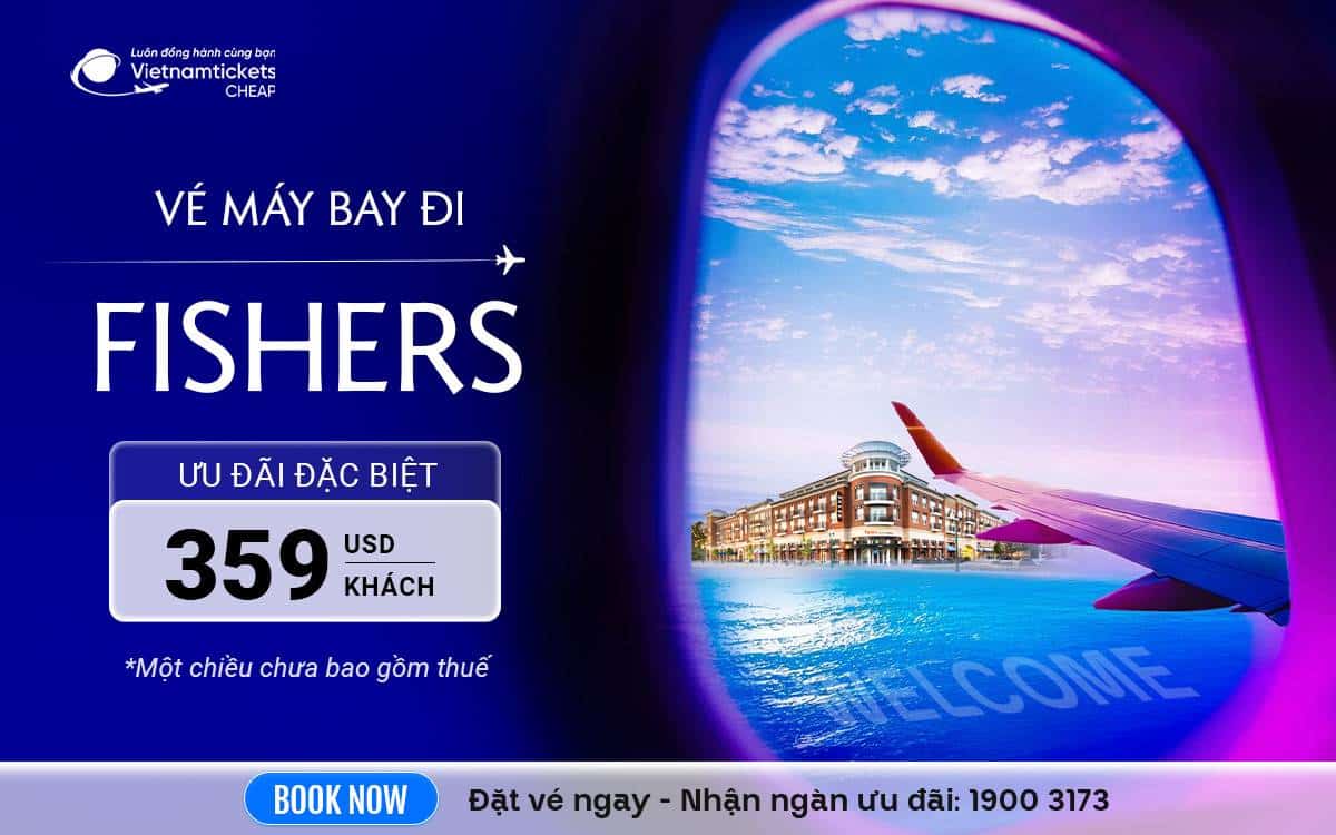 ve may bay di fishers