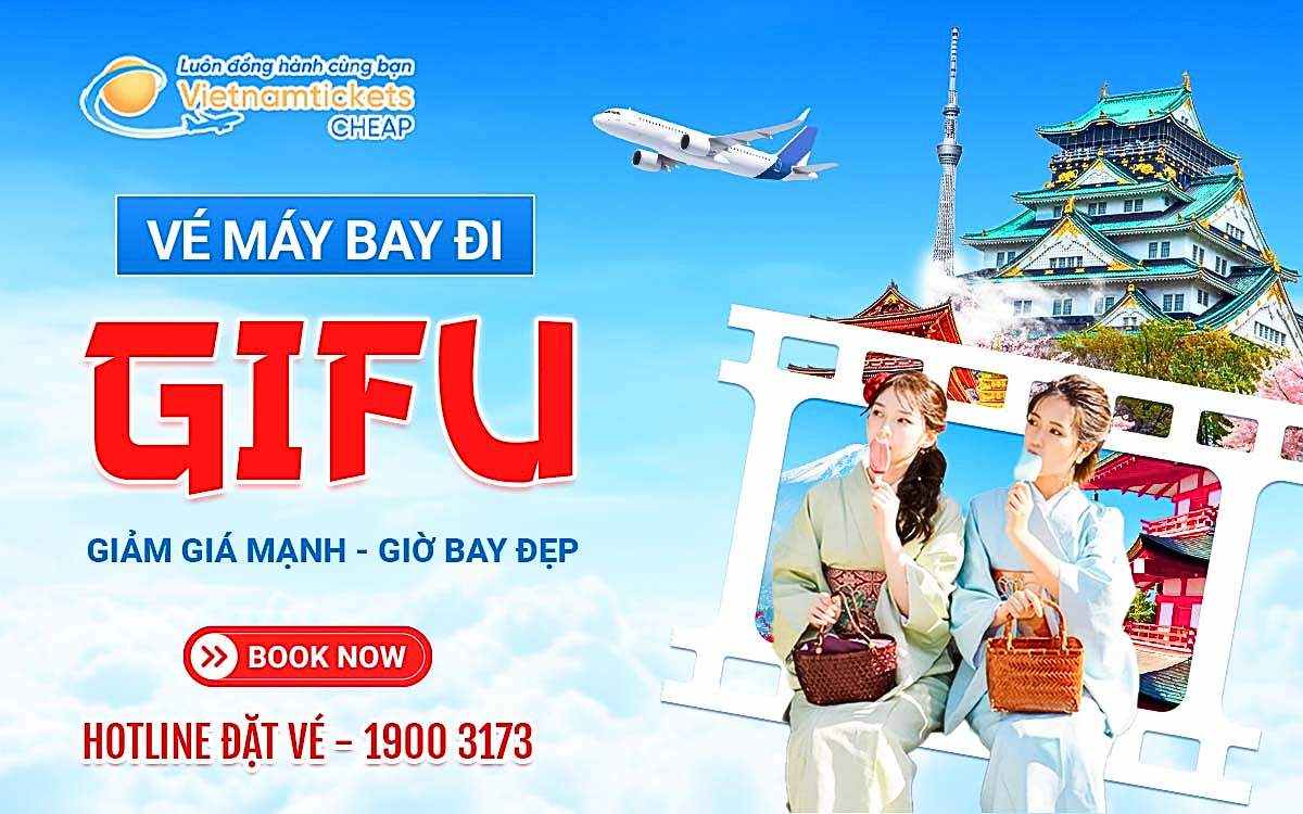 vé máy bay đi Gifu