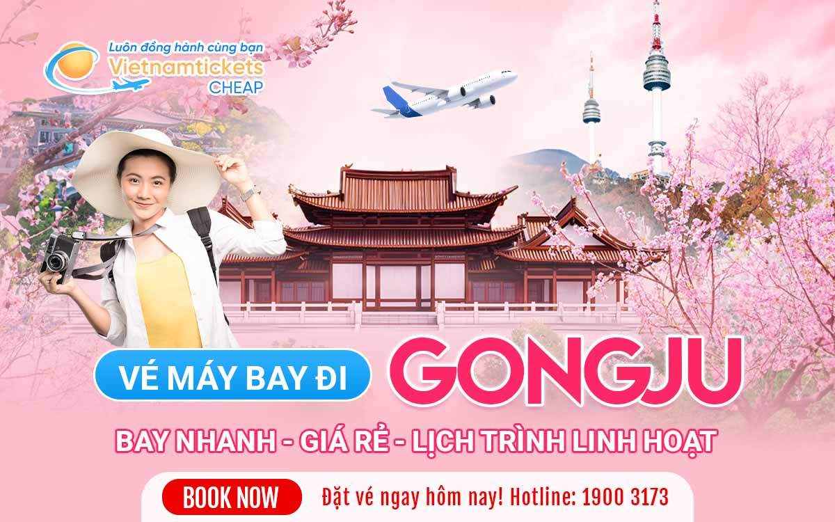 Vé máy bay đi Gongju
