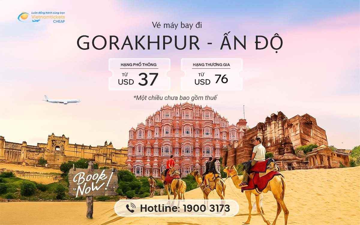 ve may bay di gorakhpur
