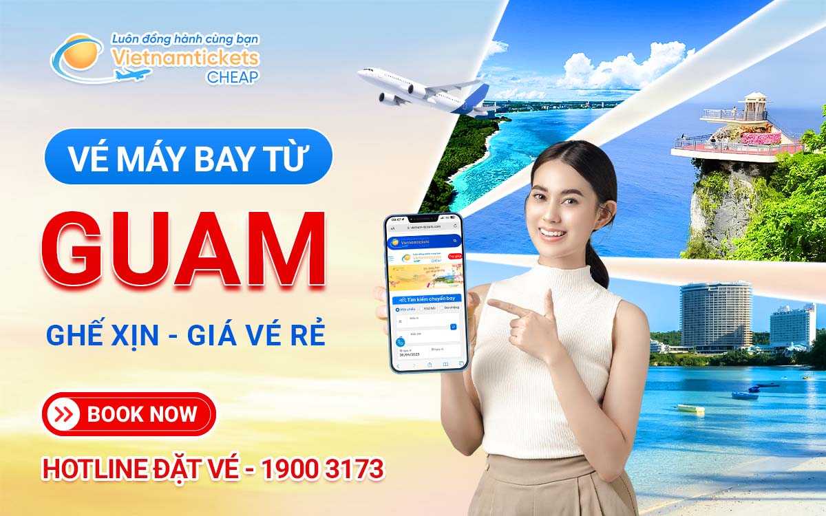 vé máy bay đi Guam