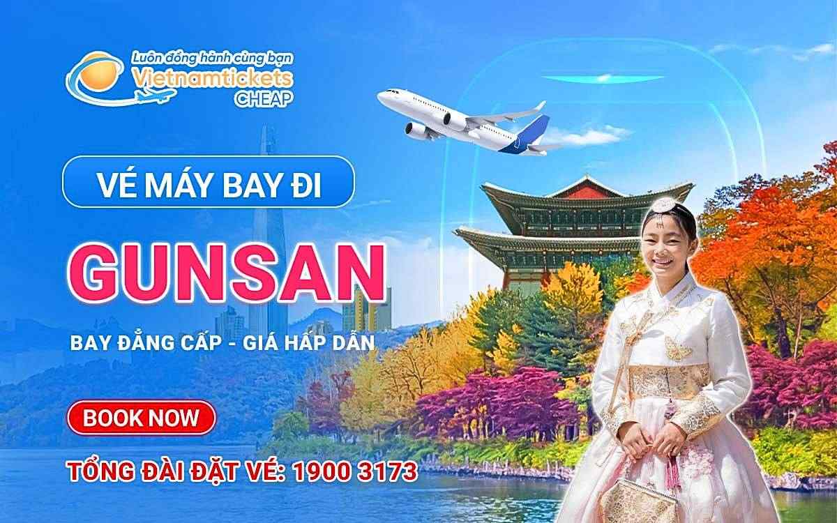 Vé máy bay đi Gunsan
