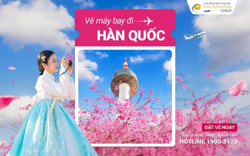 vé máy bay đi Hàn Quốc